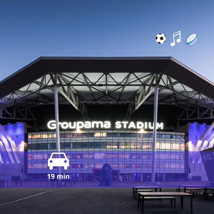 Apartamento Le Petit Cocon - Parking Prive - Lyon Sud Vénissieux Exterior foto