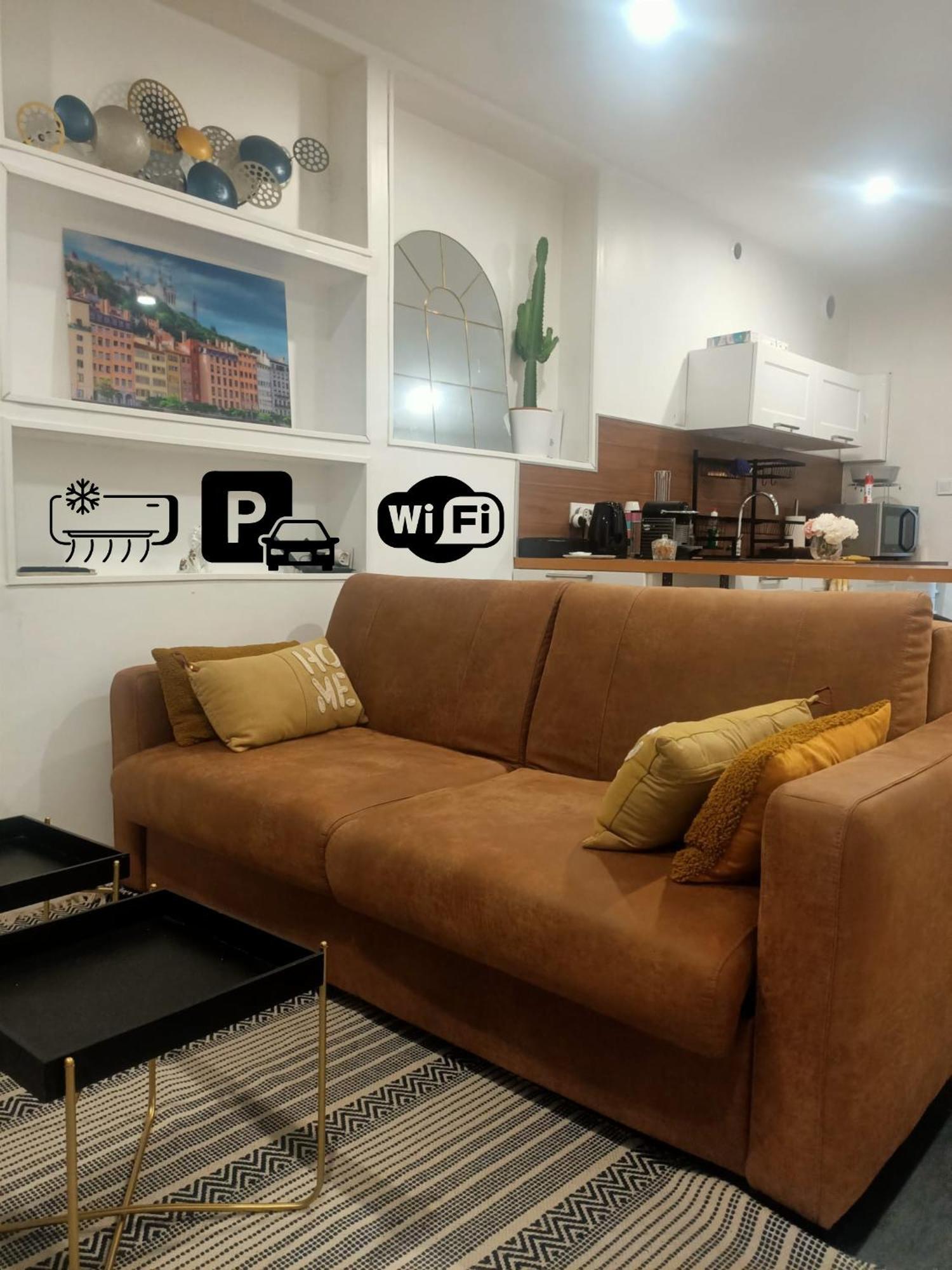 Apartamento Le Petit Cocon - Parking Prive - Lyon Sud Vénissieux Exterior foto